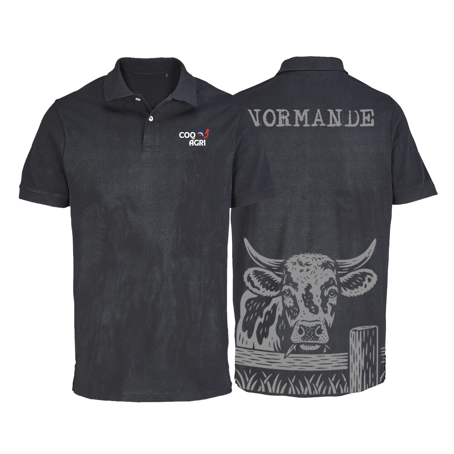 Polo vache Normande - COQ AGRI