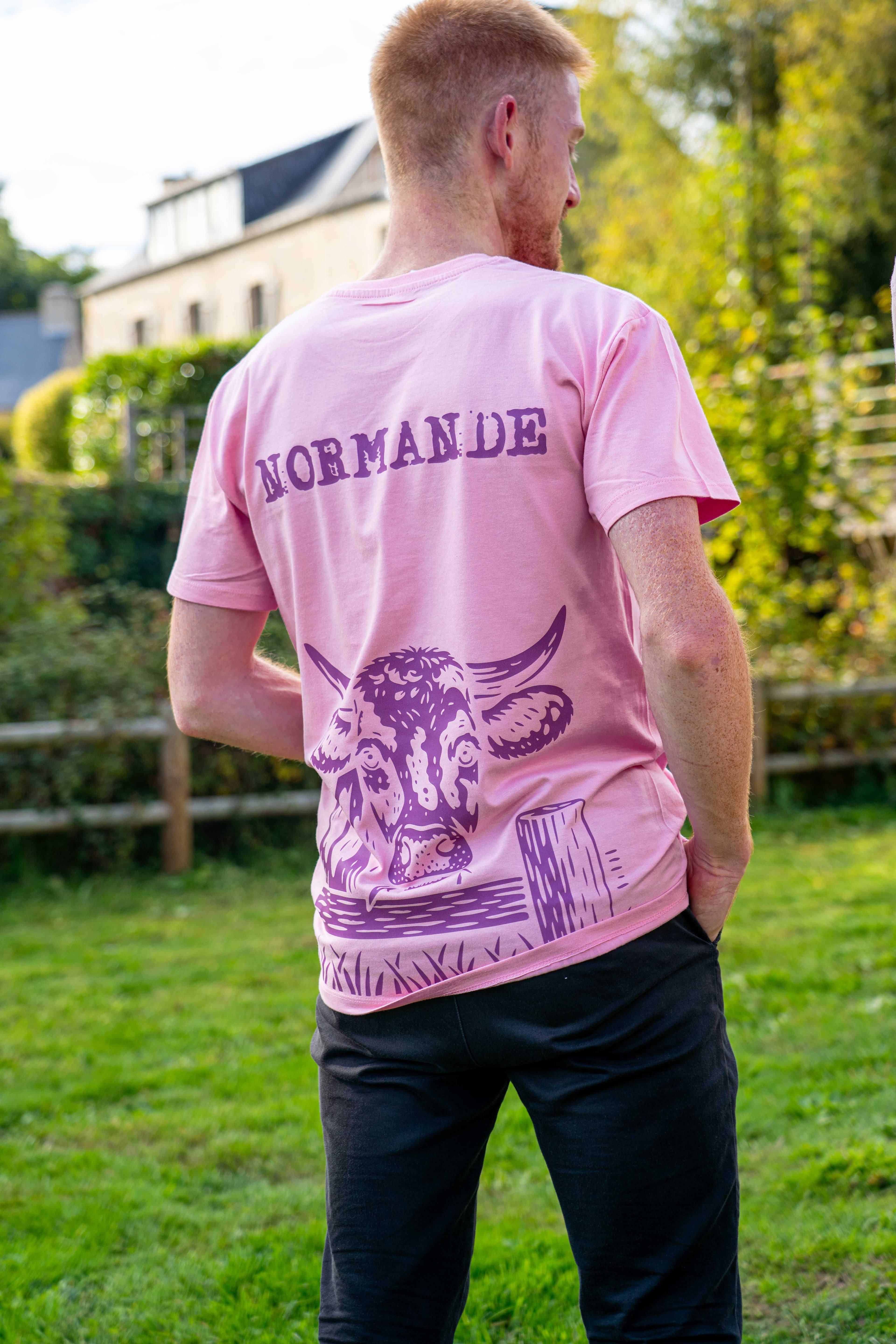 T-shirt vache rose 🎀 - COQ AGRI