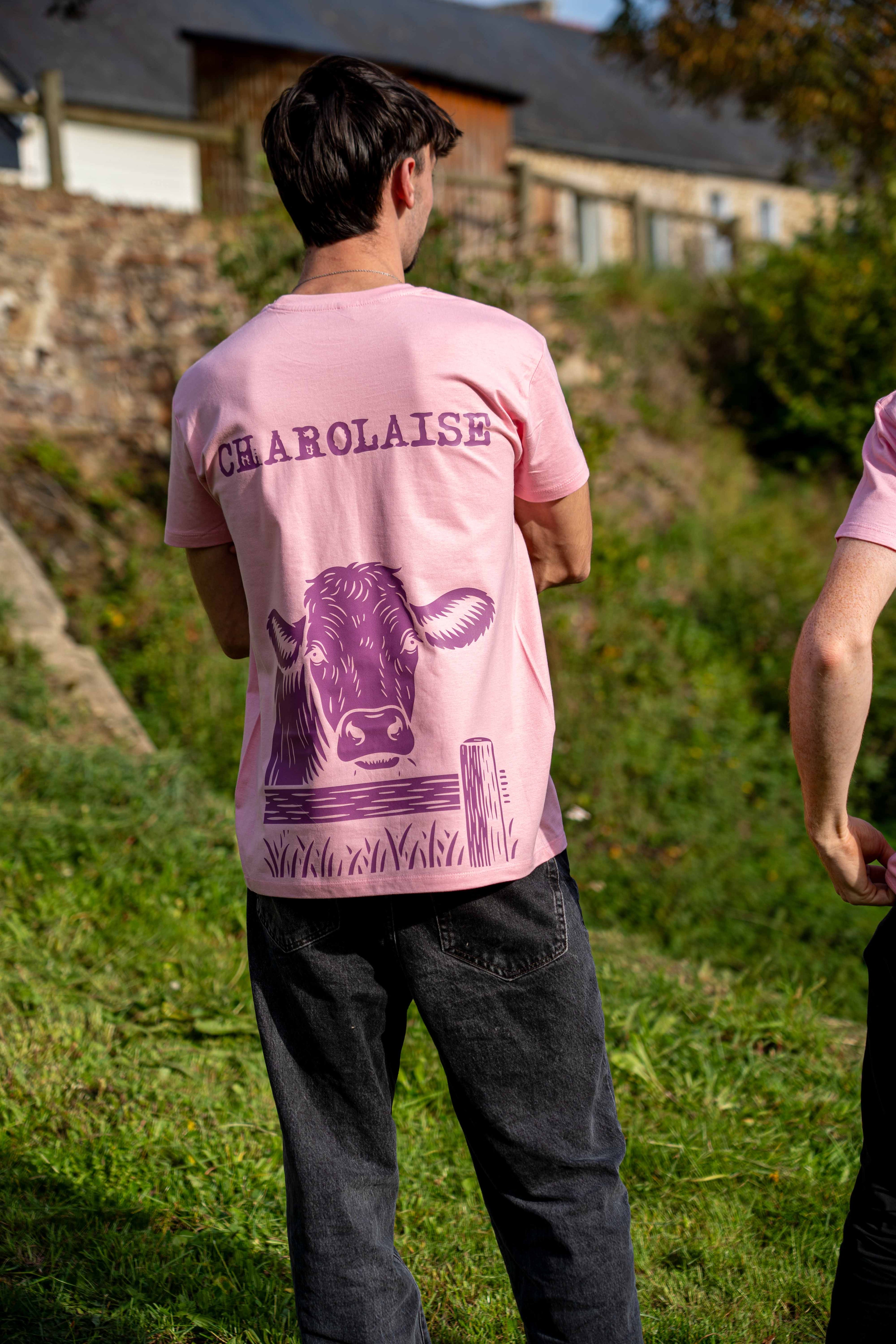 T-shirt vache rose 🎀 - COQ AGRI