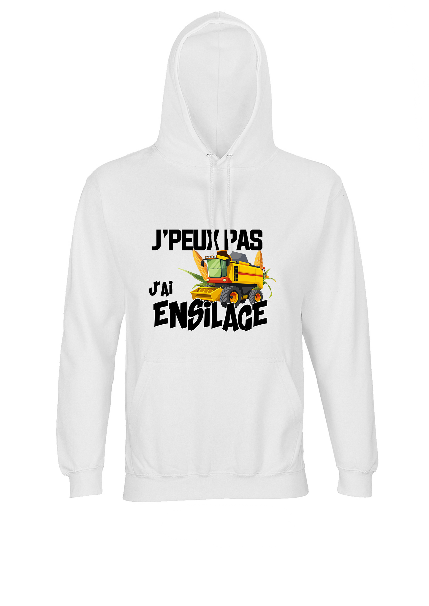 Sweat "J'peux pas j'ai ensilage"