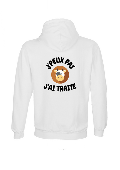 „Ich kann nicht, ich wurde gemolken“-Sweatshirt