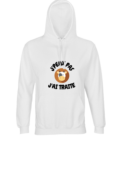 „Ich kann nicht, ich wurde gemolken“-Sweatshirt