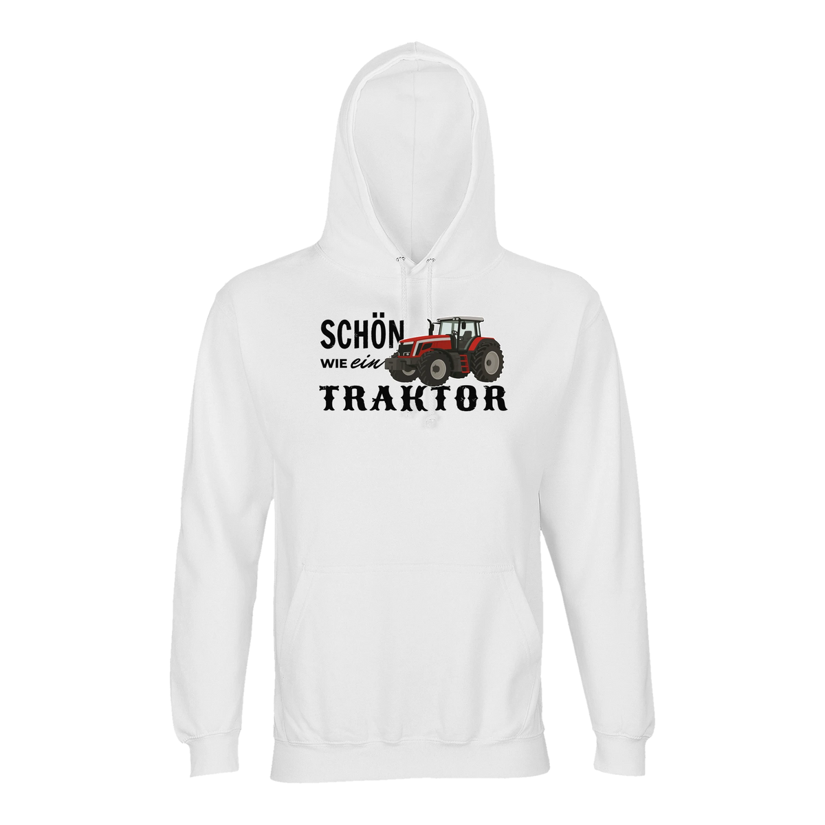 Traktor Hoodie Herren Schön wie ein Traktor Massey Ferguson Weiß