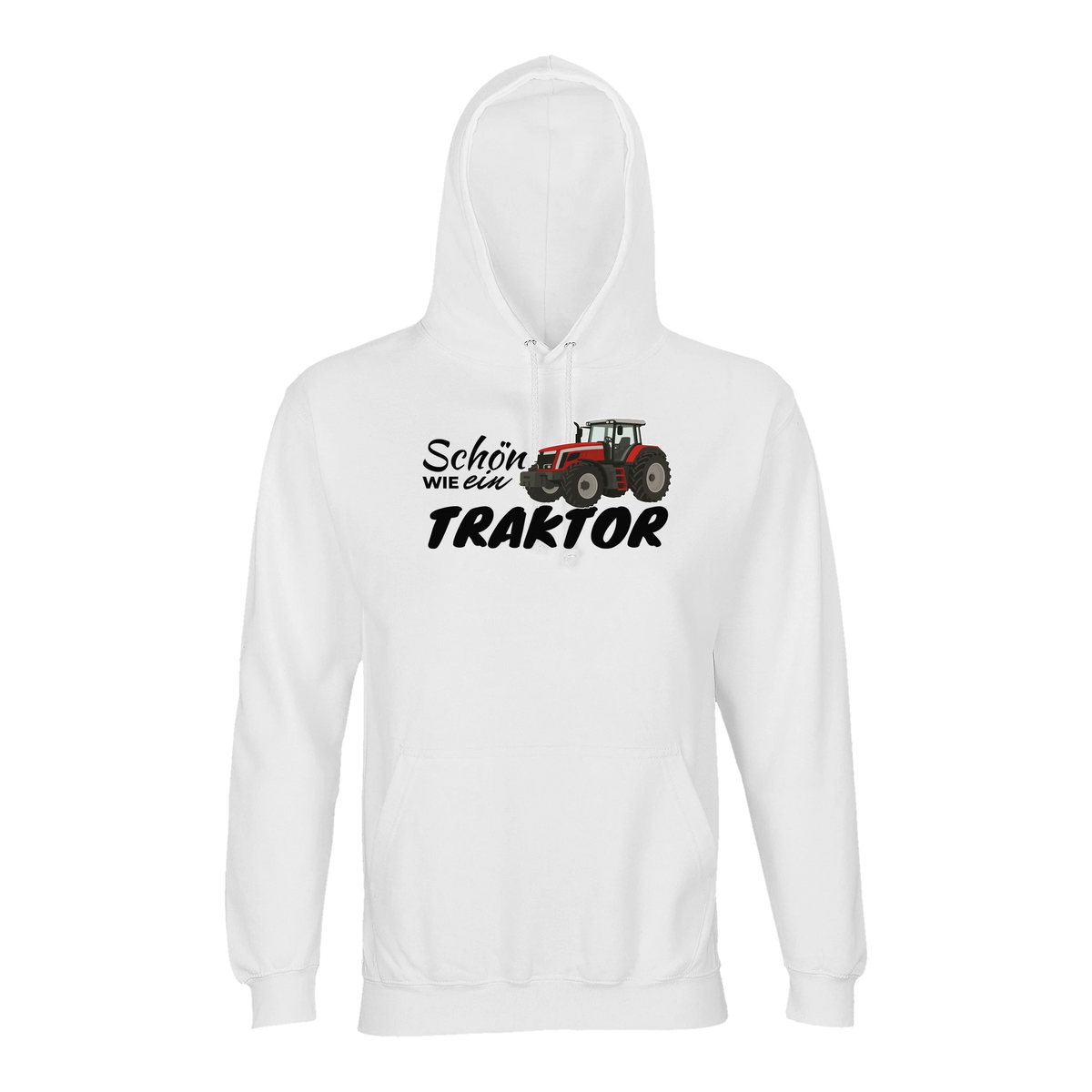Traktor Hoodie Damen Schön wie ein Traktor Massey Ferguson Weiß