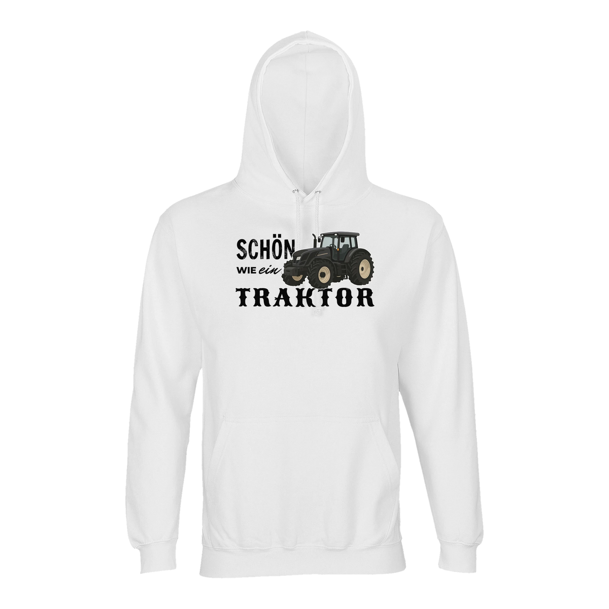 Traktor Hoodie Herren Schön wie ein Traktor Valtra Weiß