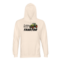 Traktor Hoodie Damen Schön wie ein Traktor Claas Creme
