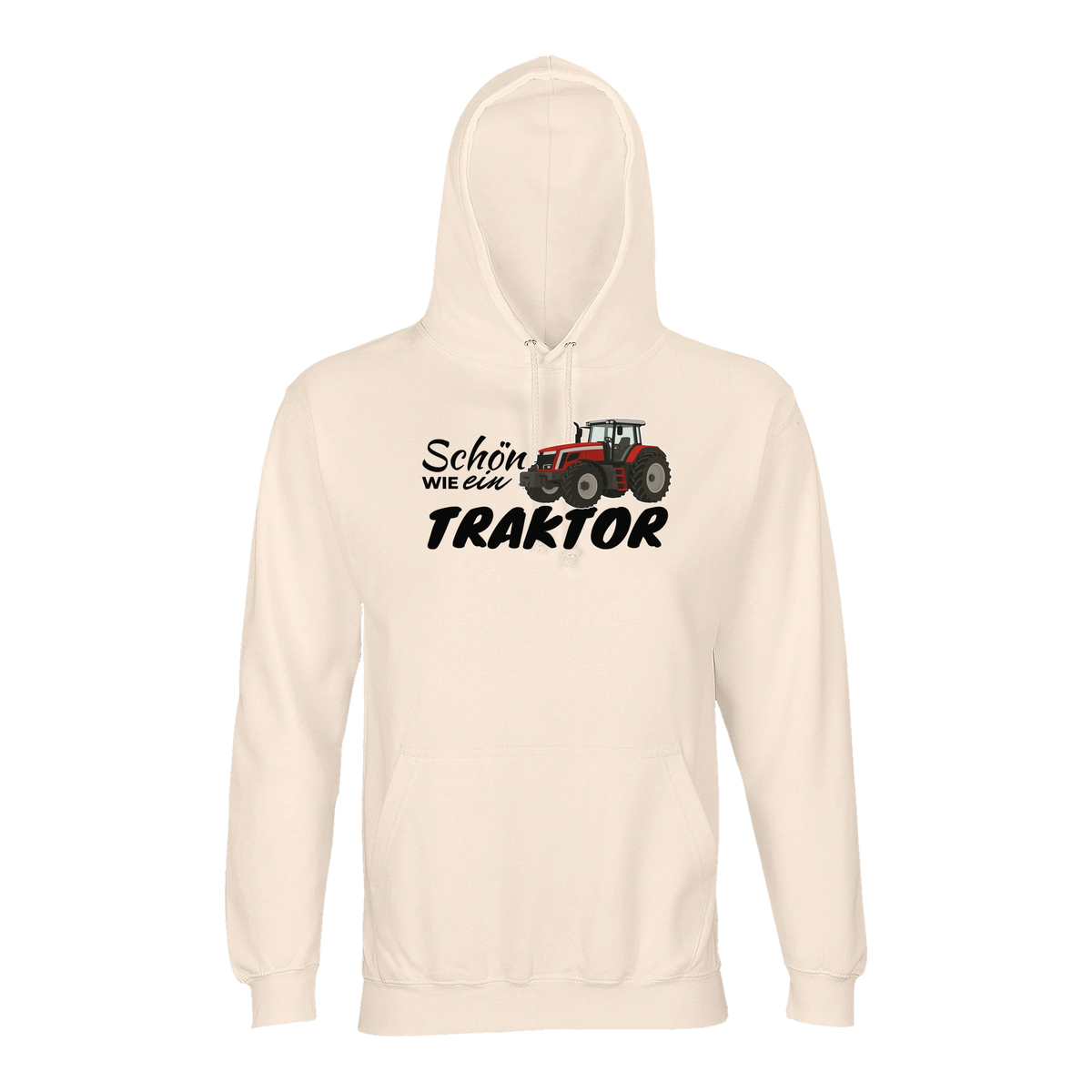 Traktor Hoodie Damen Schön wie ein Traktor Massey Ferguson Creme