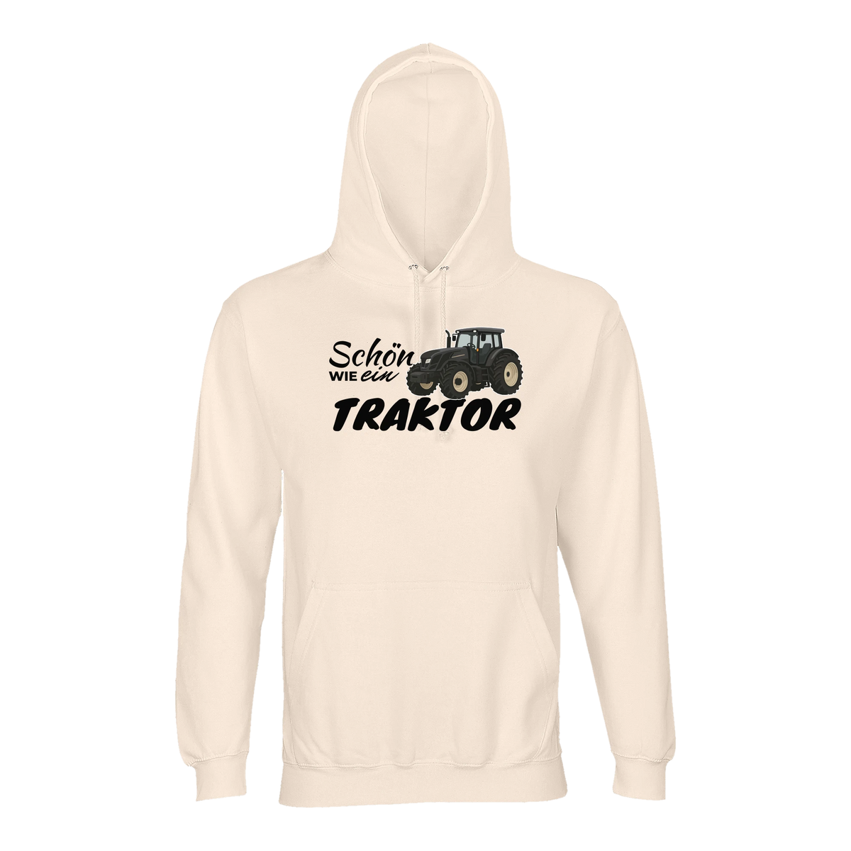 Traktor Hoodie Damen Schön wie ein Traktor Valtra Creme