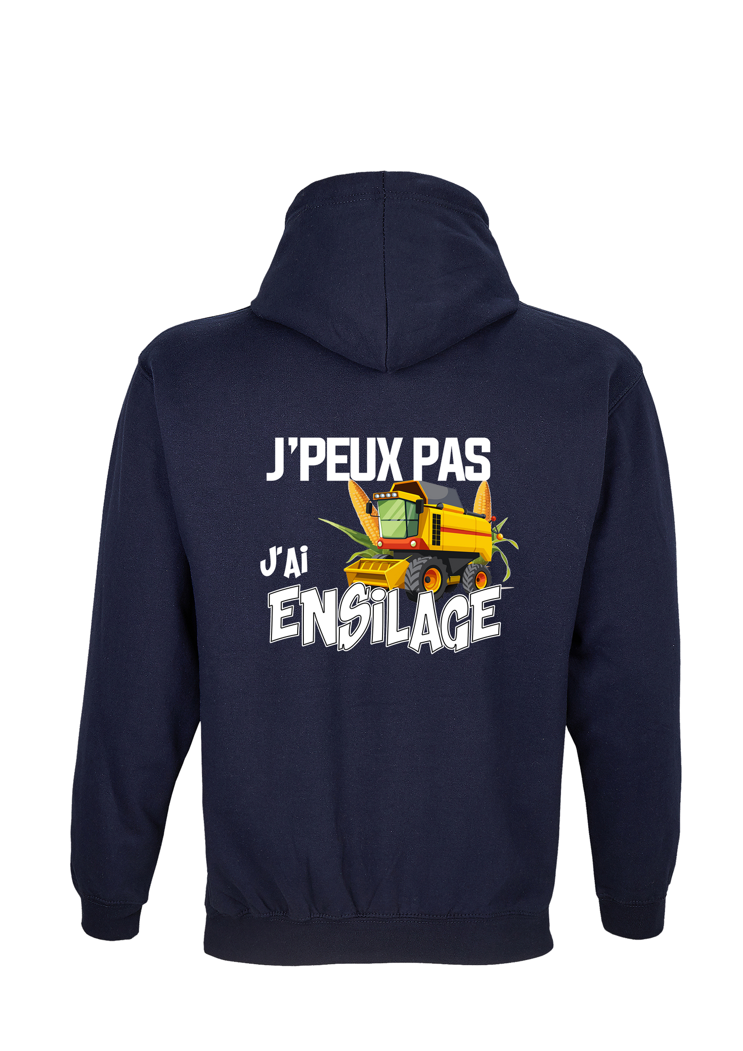 Sweat "J'peux pas j'ai ensilage"