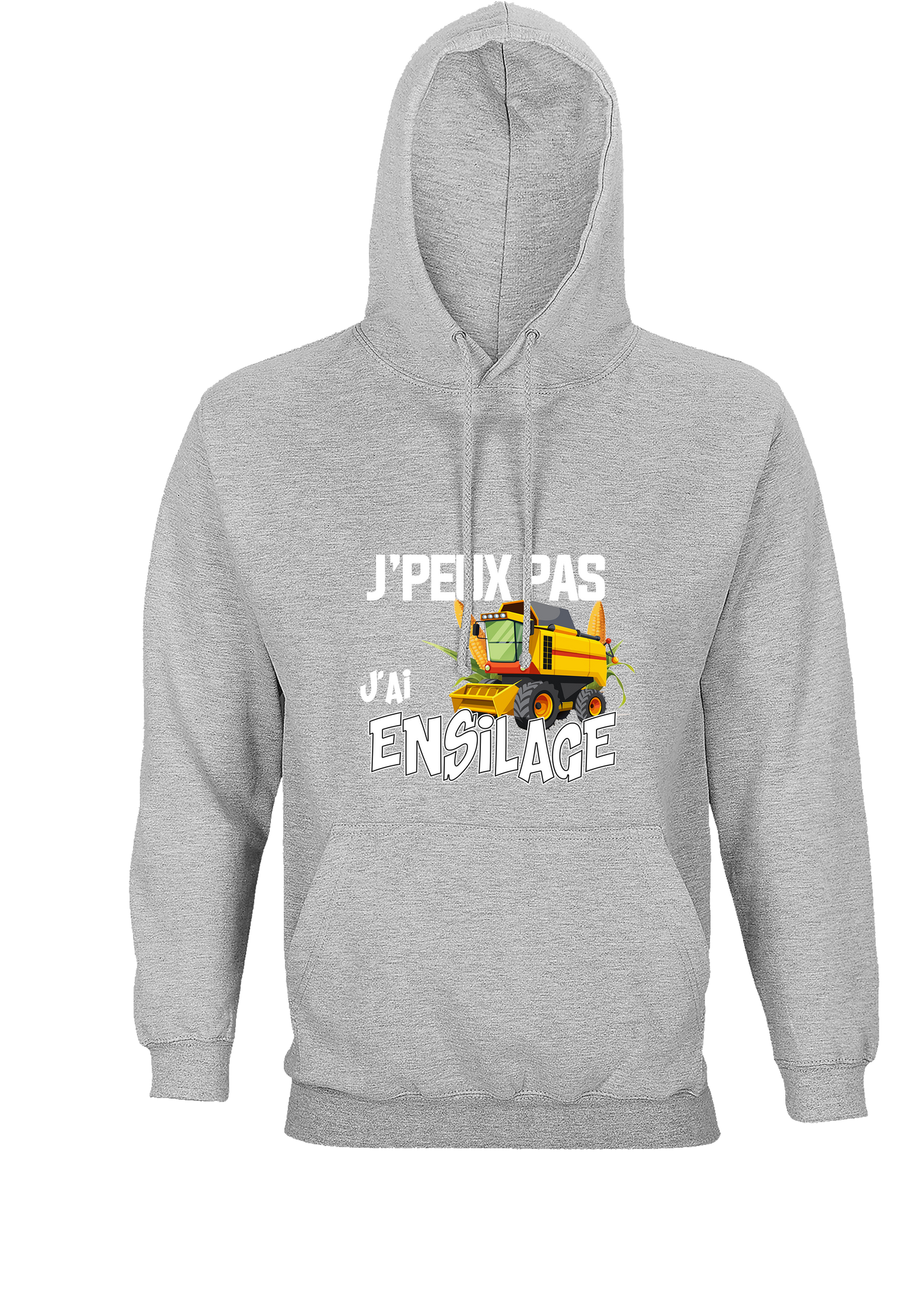 Sweat "J'peux pas j'ai ensilage"