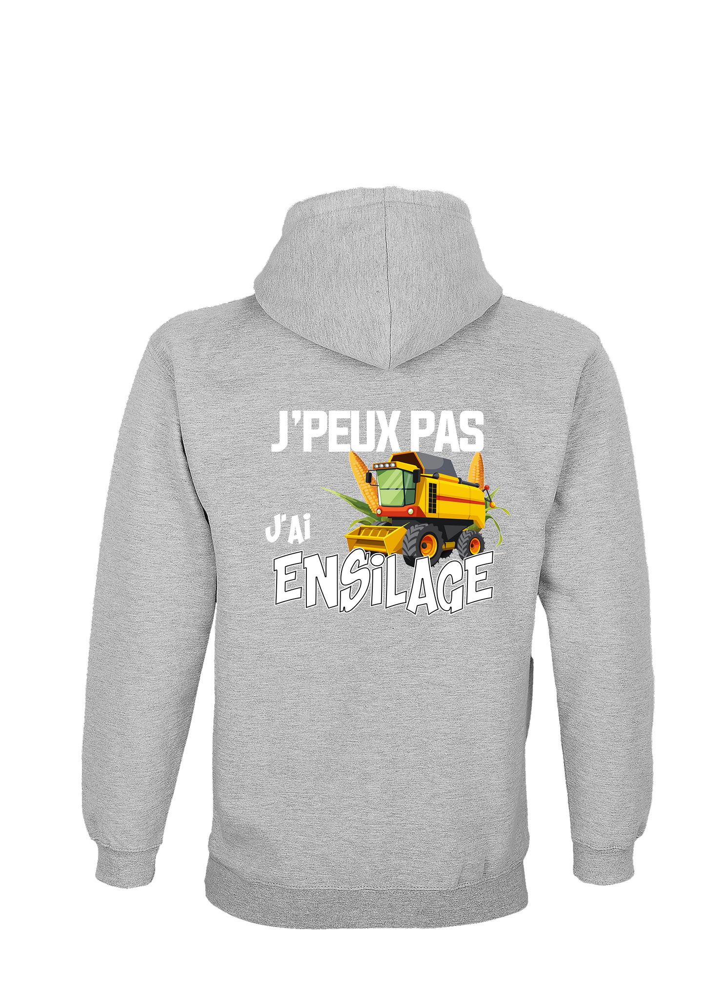 Sweat "J'peux pas j'ai ensilage"