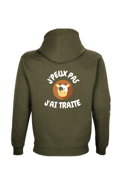 „Ich kann nicht, ich wurde gemolken“-Sweatshirt