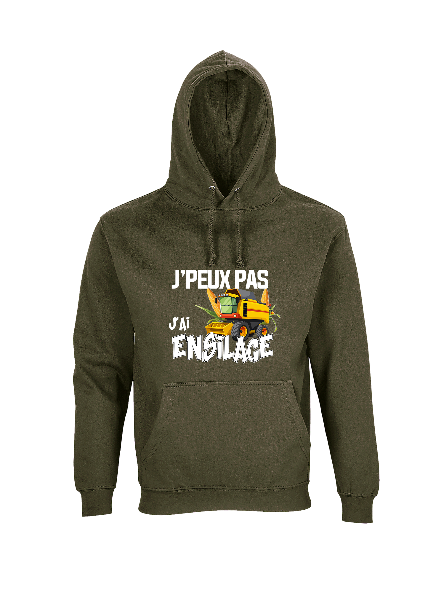 Sweat "J'peux pas j'ai ensilage"