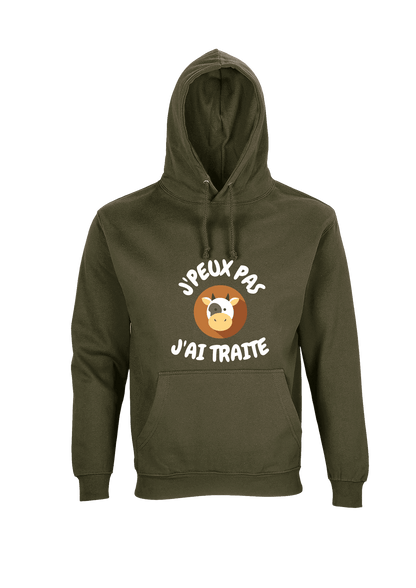 „Ich kann nicht, ich wurde gemolken“-Sweatshirt