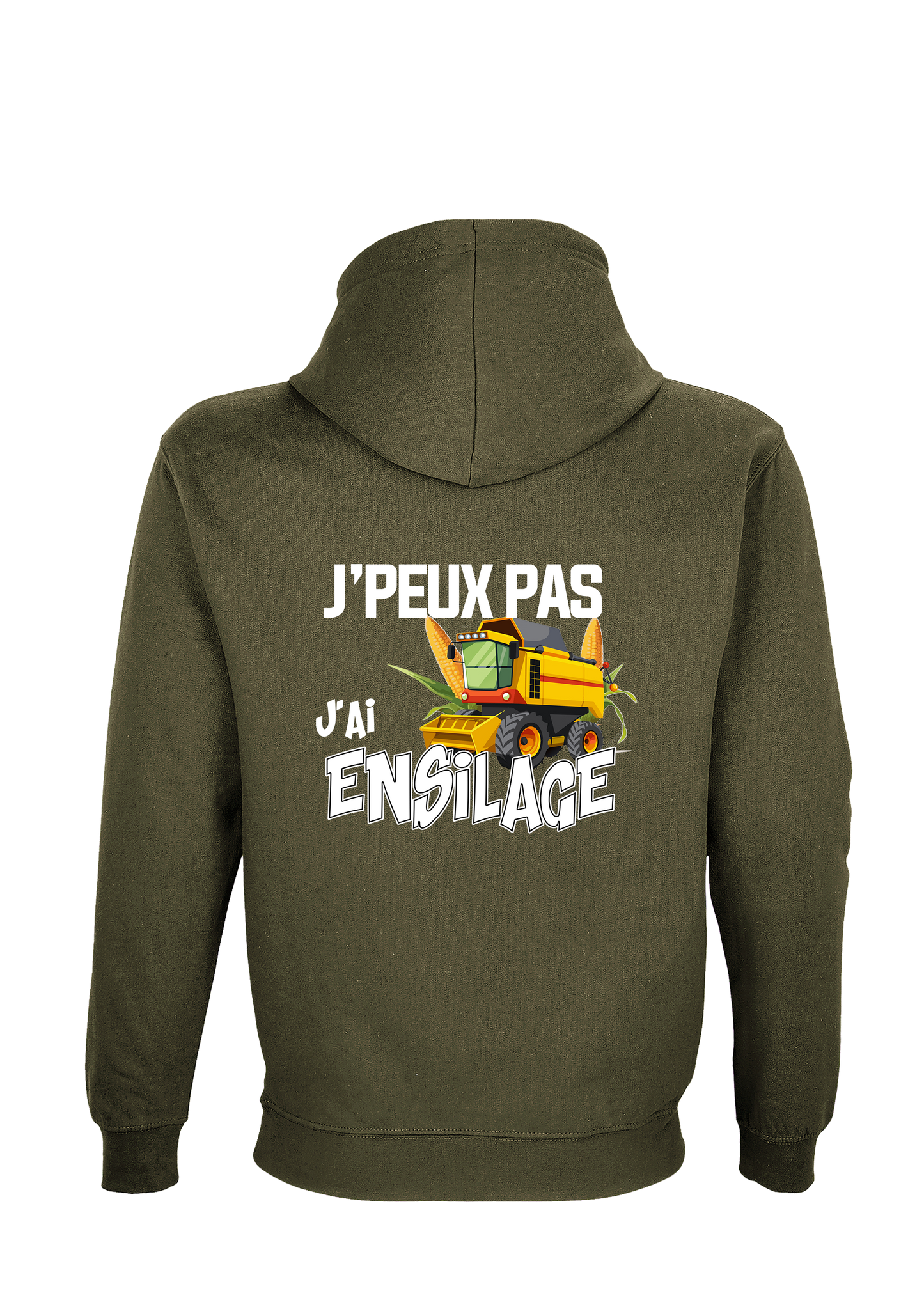 Sweat "J'peux pas j'ai ensilage"