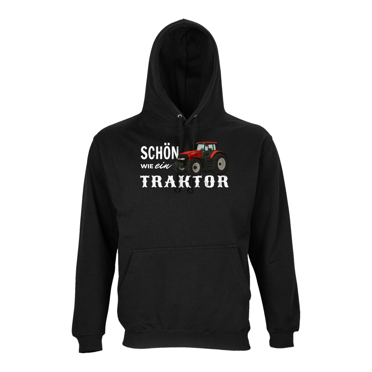 Traktor Hoodie Herren Schön wie ein Traktor Case IH Schwarz