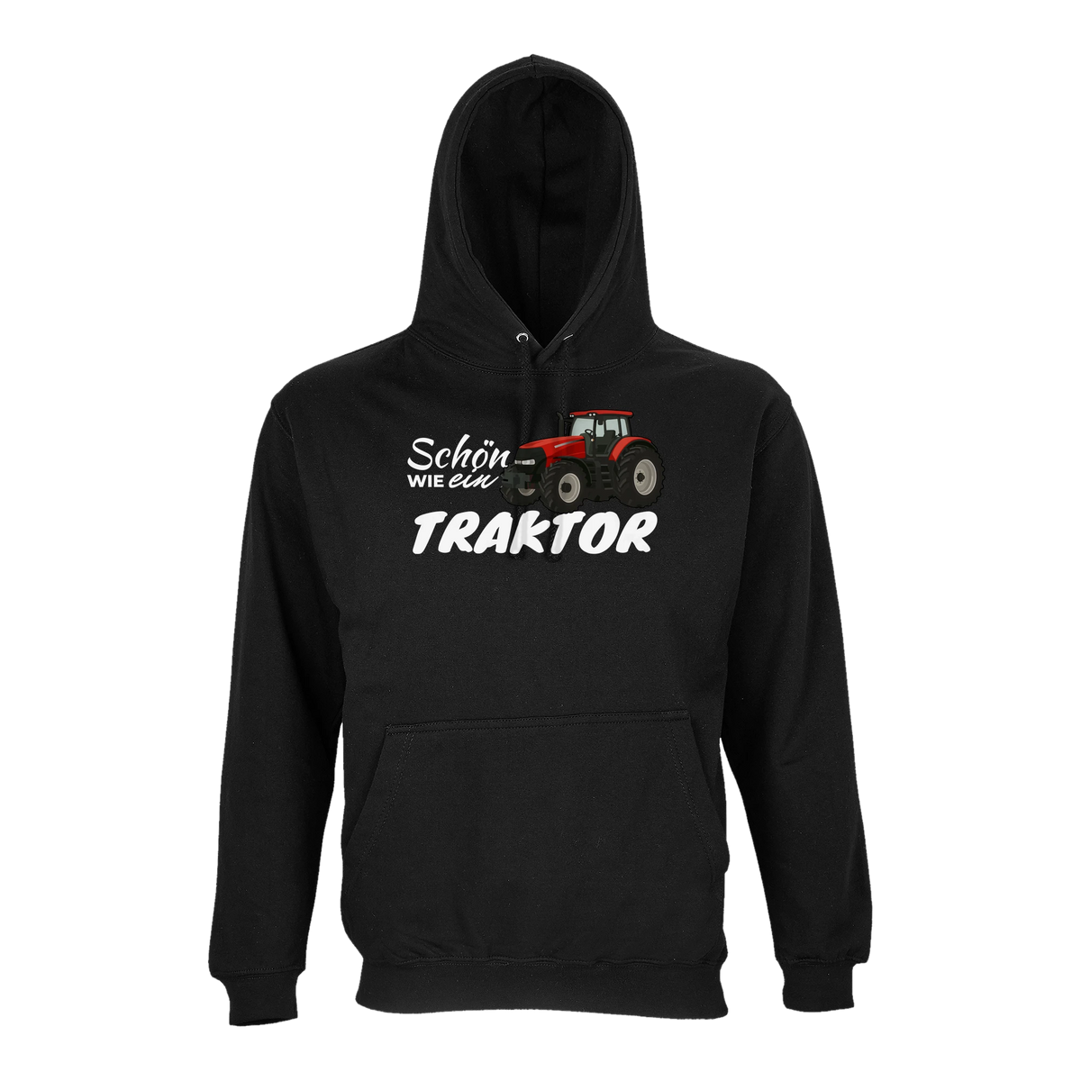 Traktor Hoodie Damen Schön wie ein Traktor Case IH Schwarz