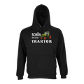 Traktor Hoodie Herren Schön wie ein Traktor Claas Schwarz