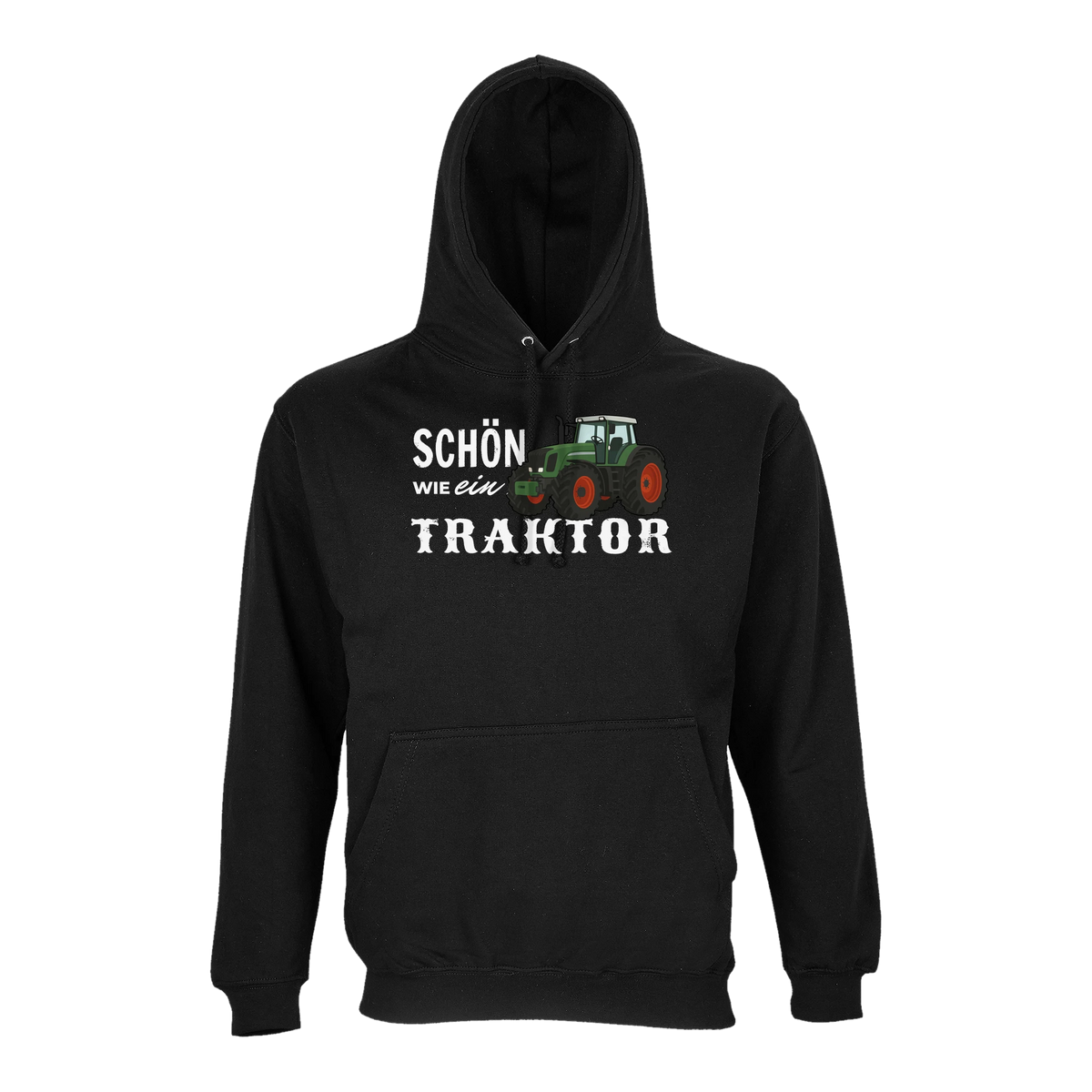 Traktor Hoodie Herren Schön wie ein Traktor Fendt Schwarz