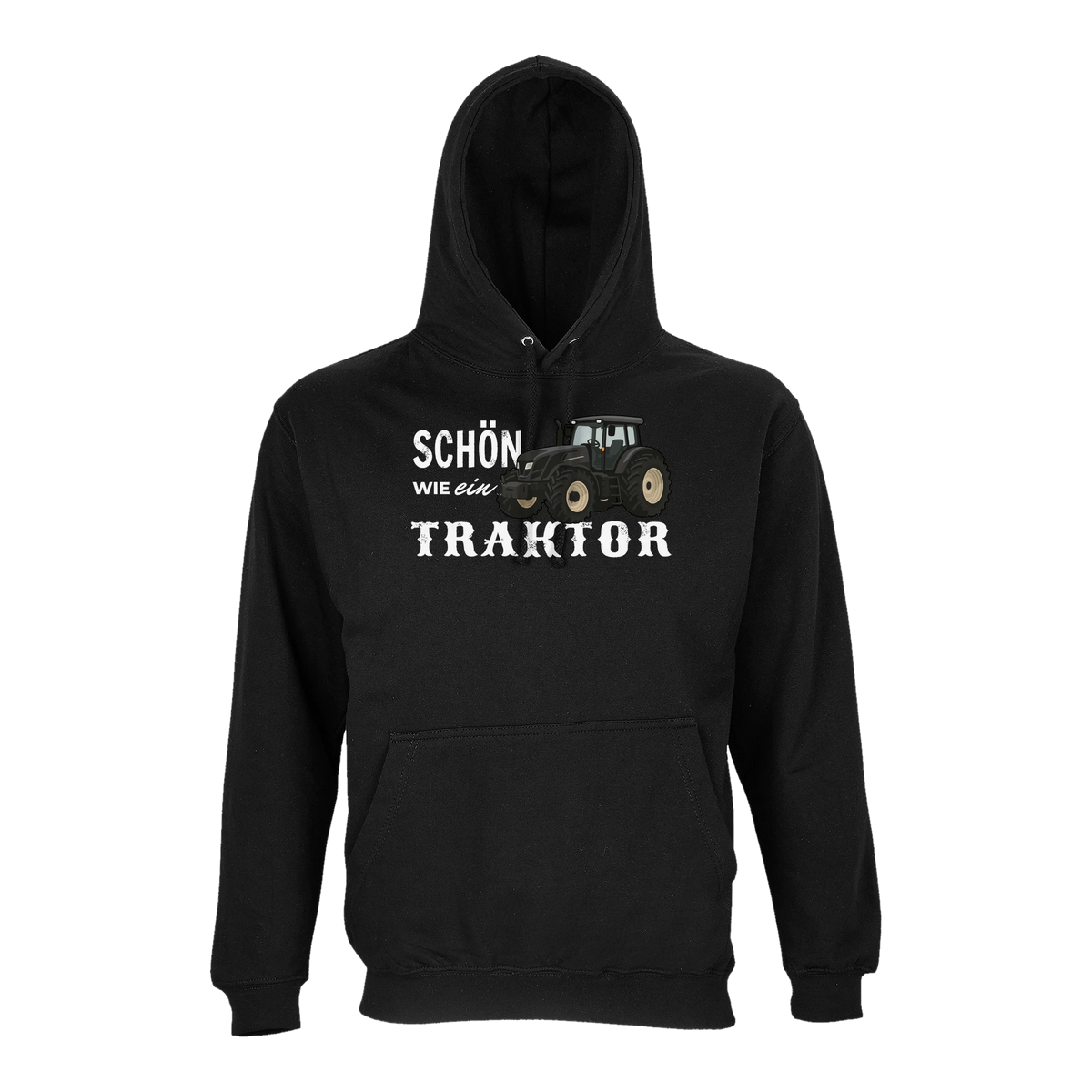 Traktor Hoodie Herren Schön wie ein Traktor Valtra Schwarz