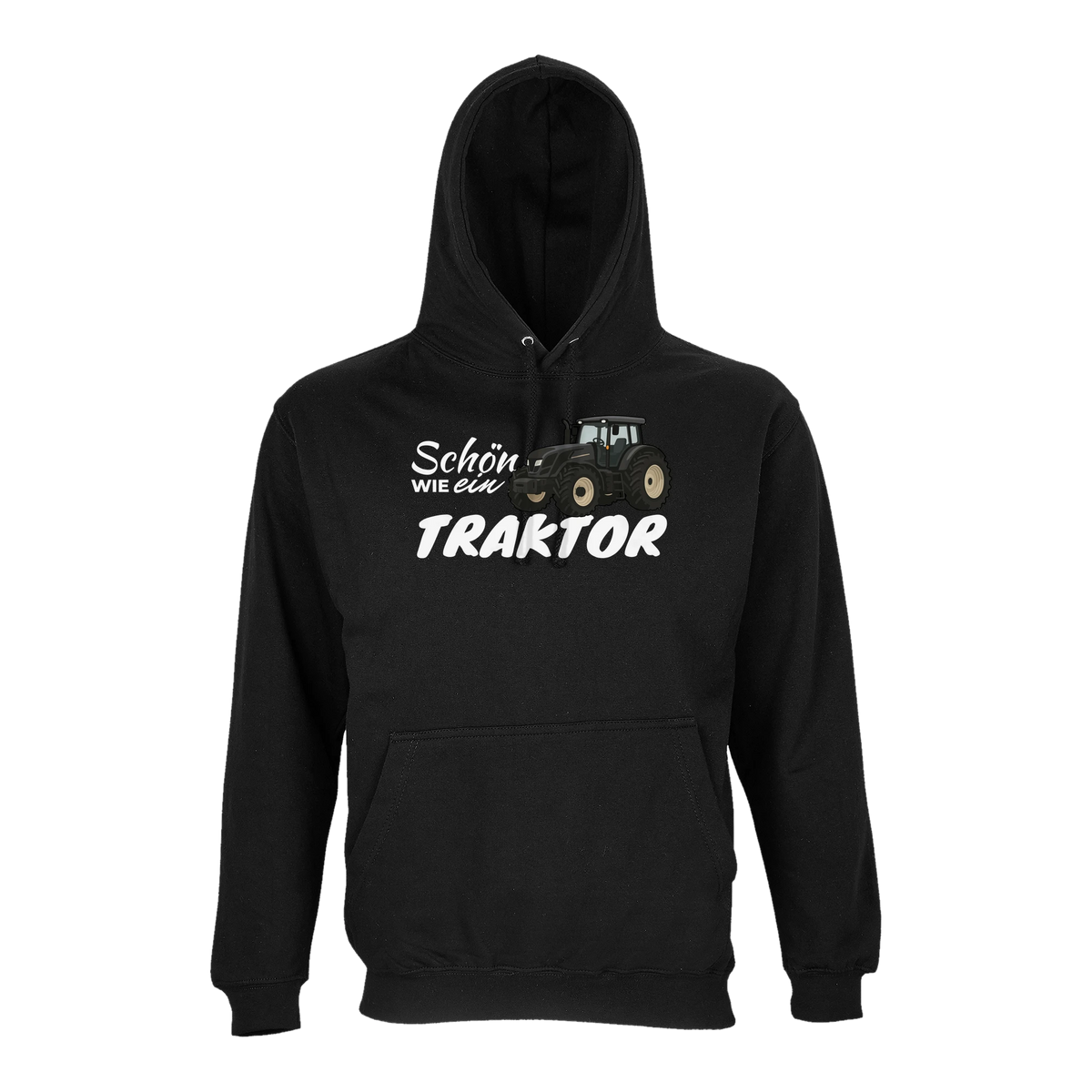 Traktor Hoodie Damen Schön wie ein Traktor Valtra Schwarz