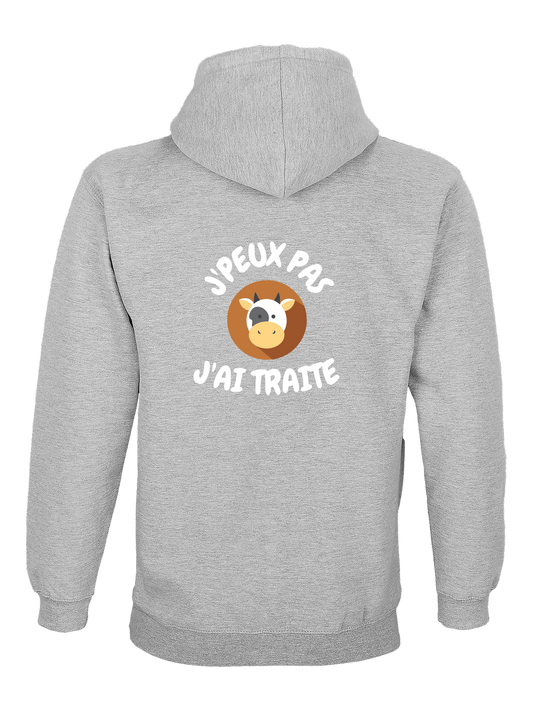 Sweat "J'peux pas j'ai traite"