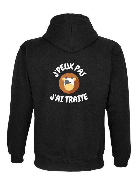 Sweat "J'peux pas j'ai traite"