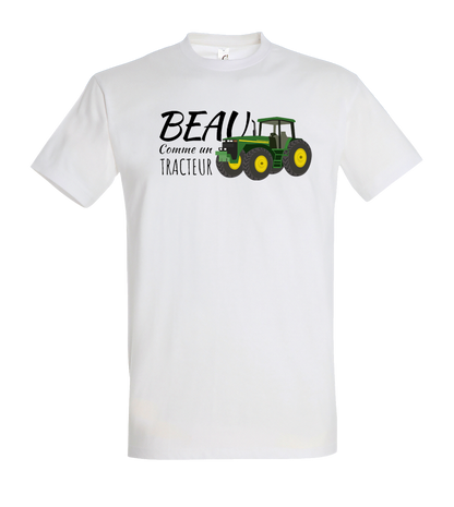 T-Shirt „Schön wie ein Traktor“.