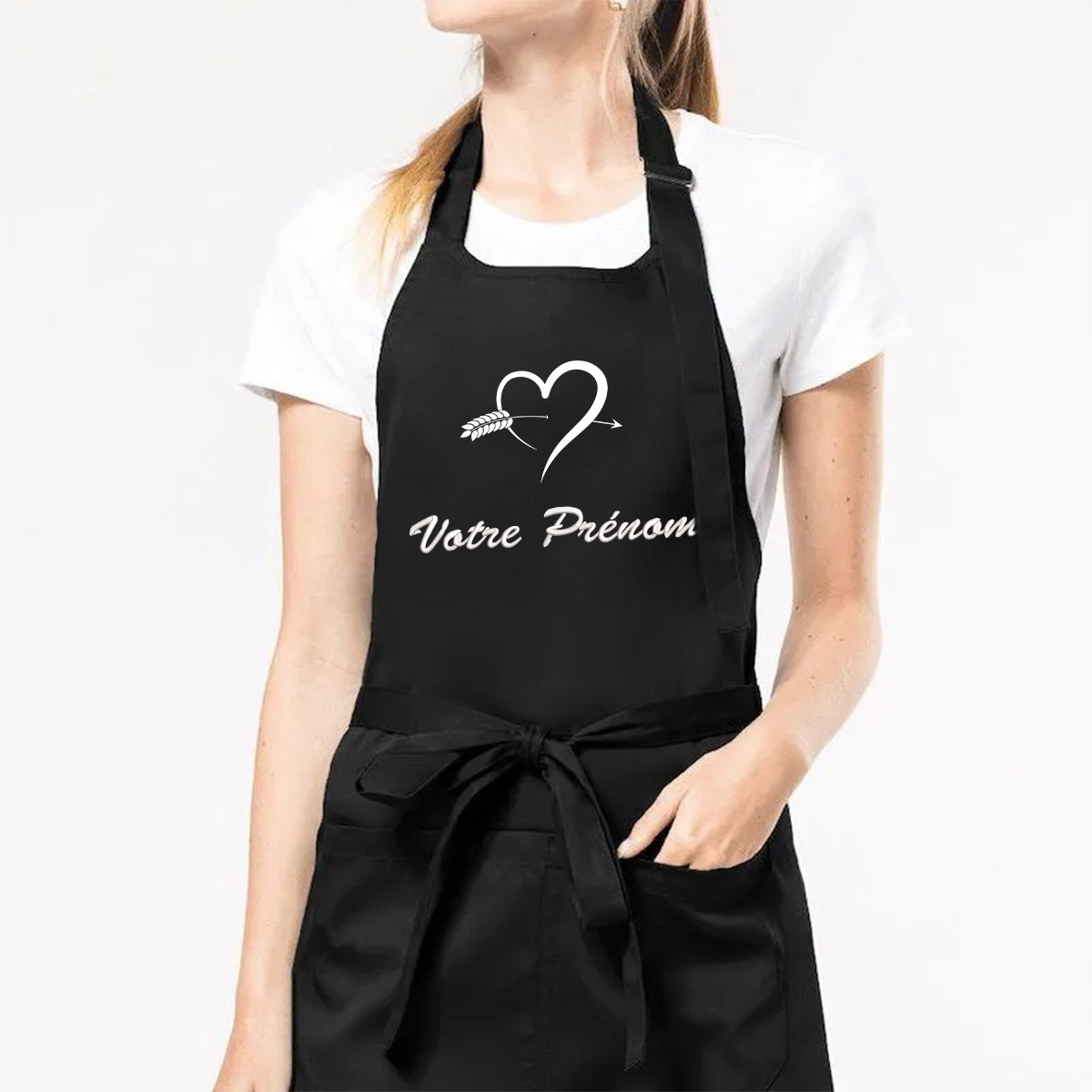 Tablier de cuisine Brodée personnalisable - COQ AGRI