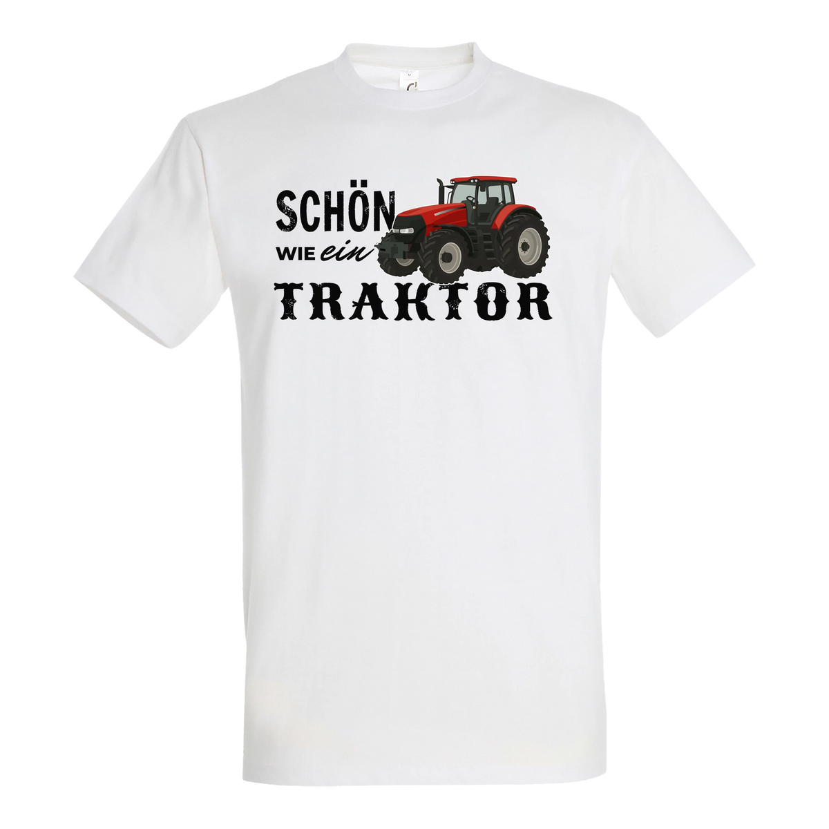 Traktor T-Shirt Herren Schön wie ein Traktor Case IH Weiß