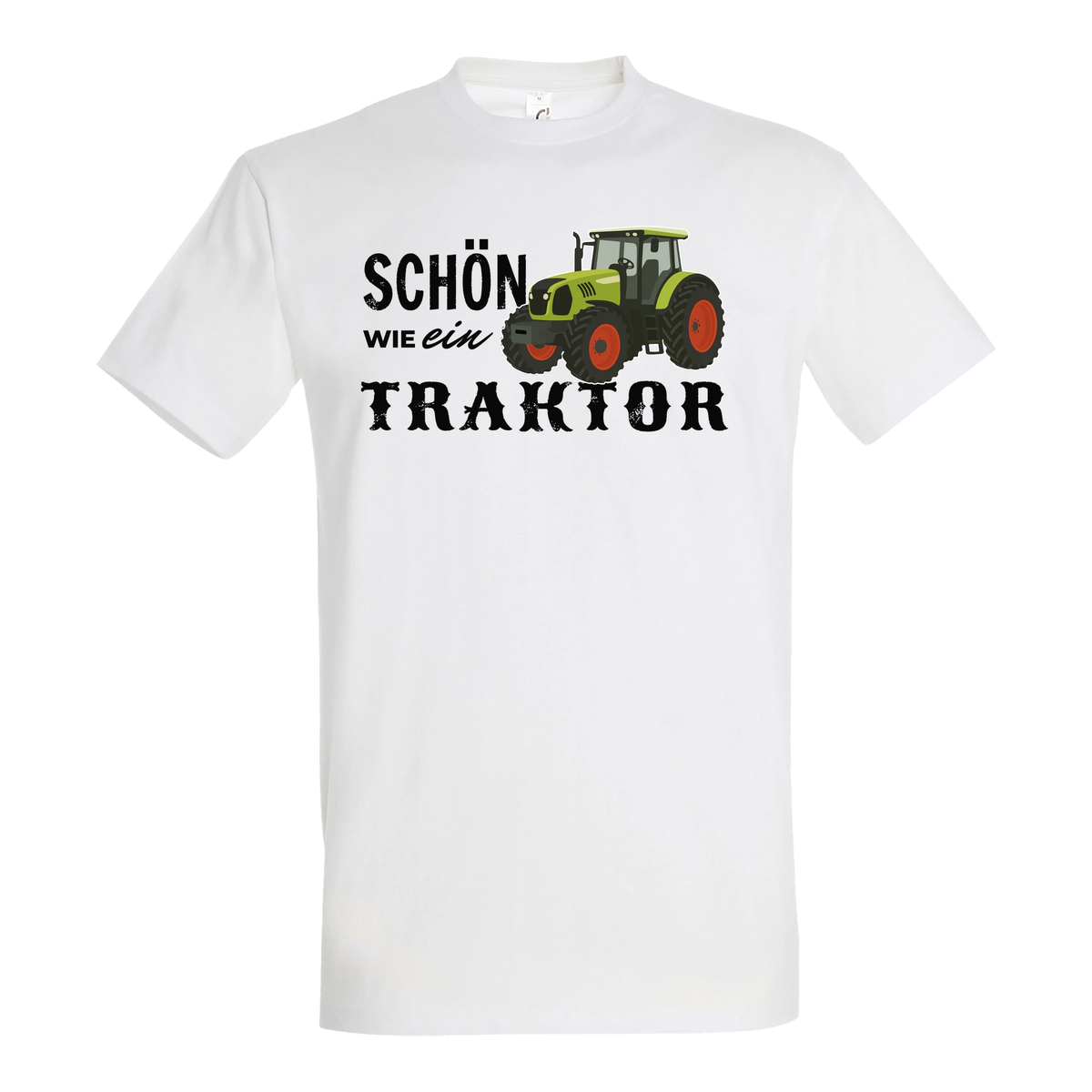 Traktor T-Shirt Herren Schön wie ein Traktor Claas Weiß