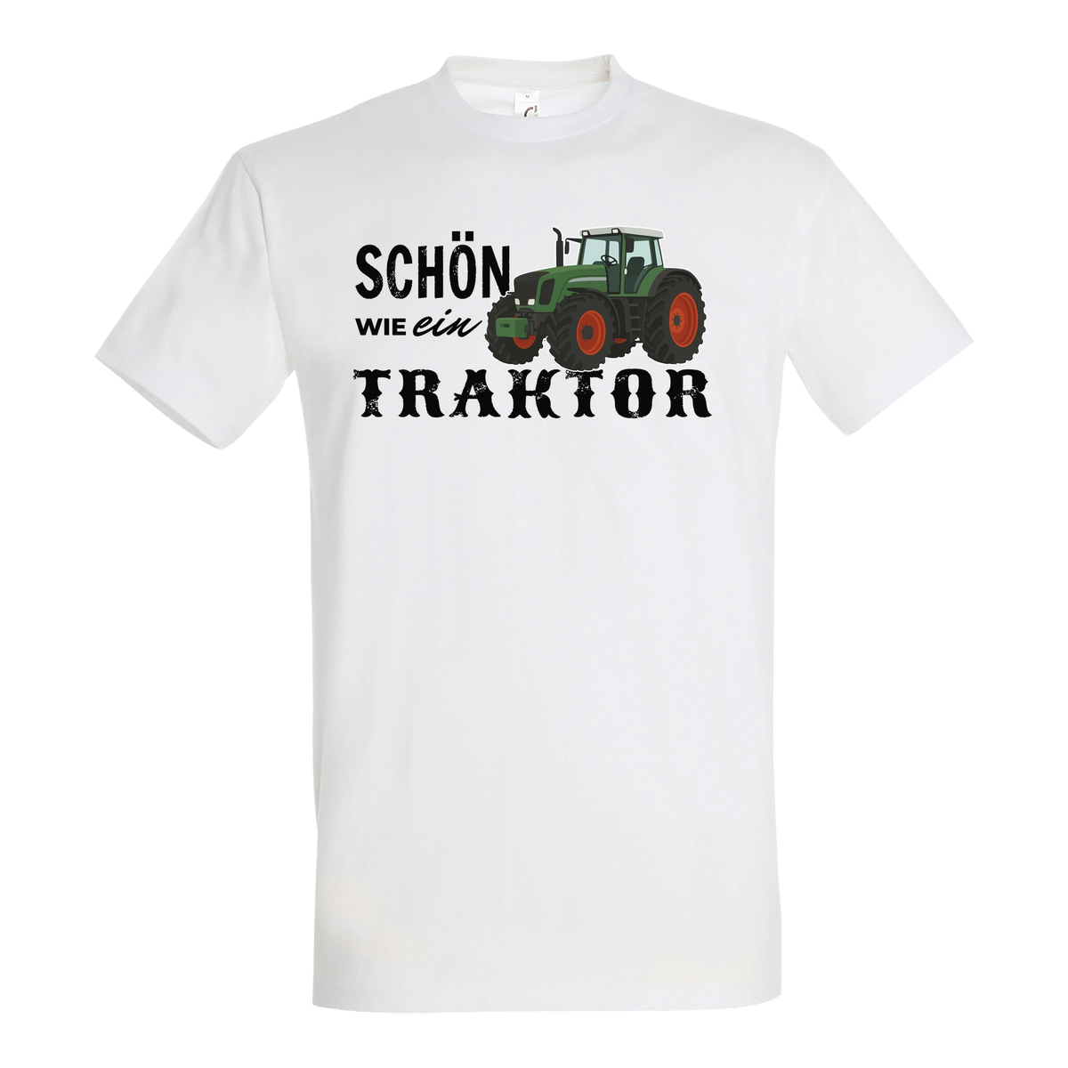 Traktor T-Shirt Herren Schön wie ein Traktor Fendt Weiß