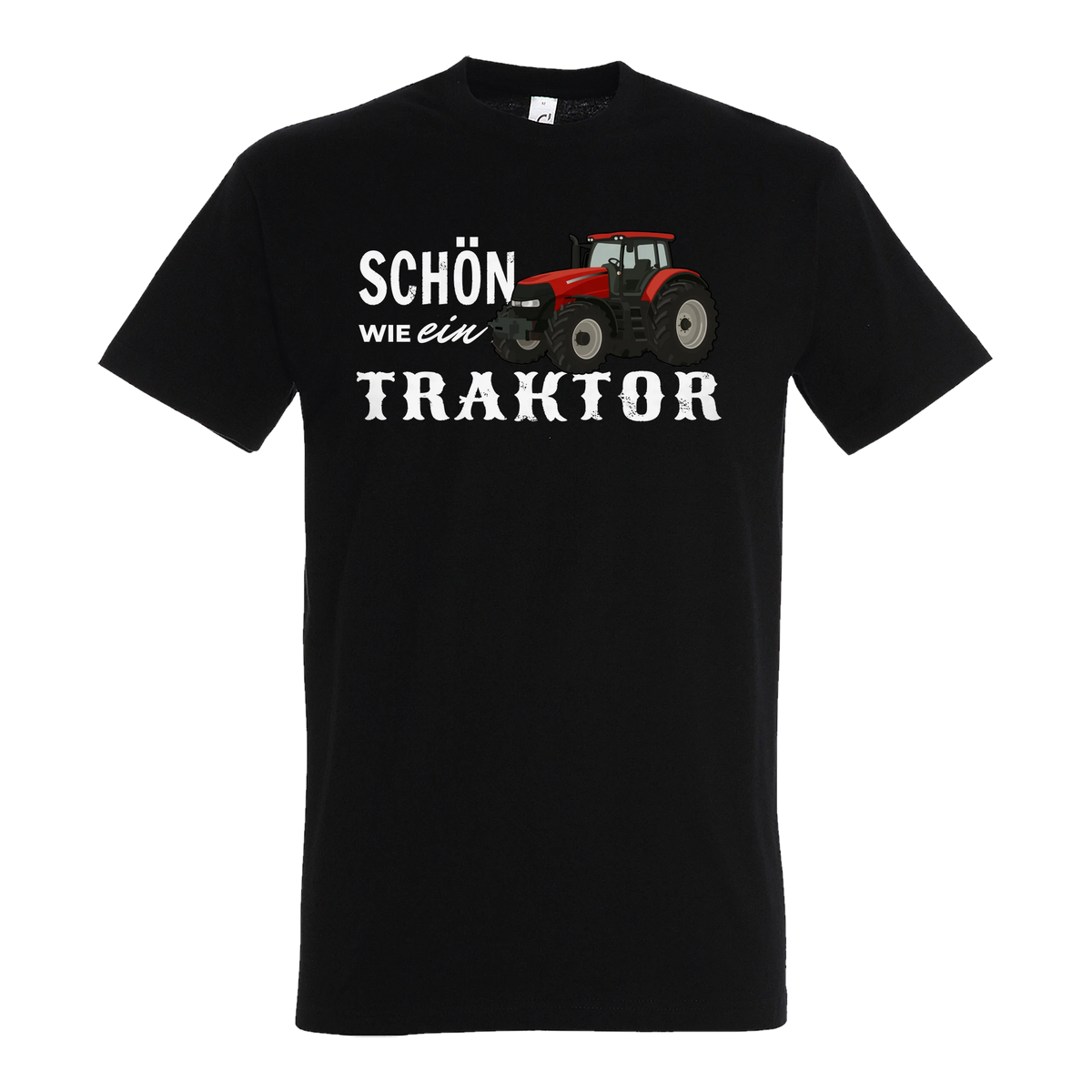 Traktor T-Shirt Herren Schön wie ein Traktor Case IH Schwarz