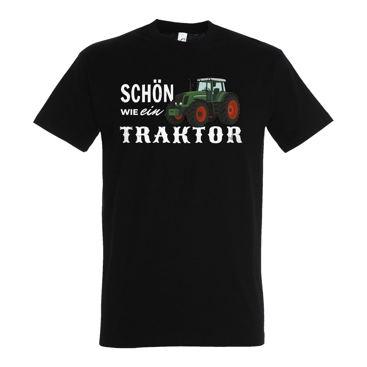Traktor T-Shirt Herren Schön wie ein Traktor Fendt Schwarz