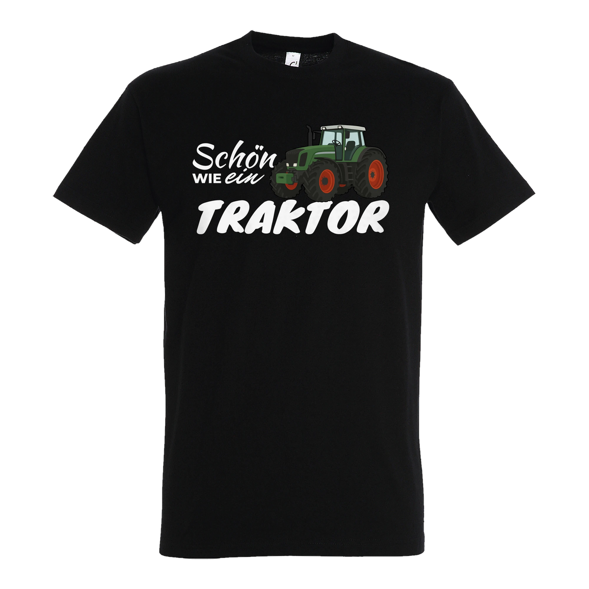Traktor T-Shirt Damen Schön wie ein Traktor Fendt Schwarz