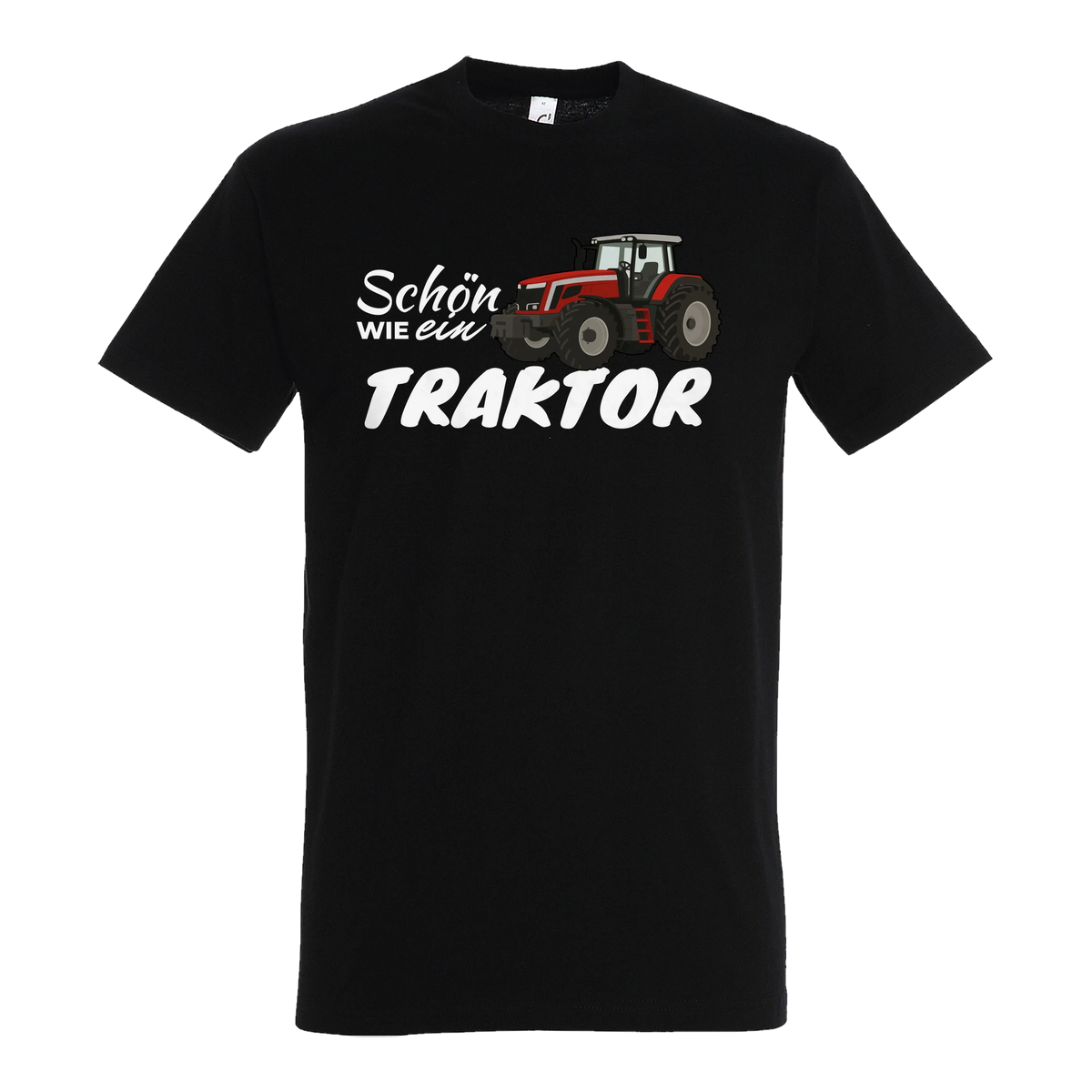 Traktor T-Shirt Damen Schön wie ein Traktor Massey Ferguson Schwarz