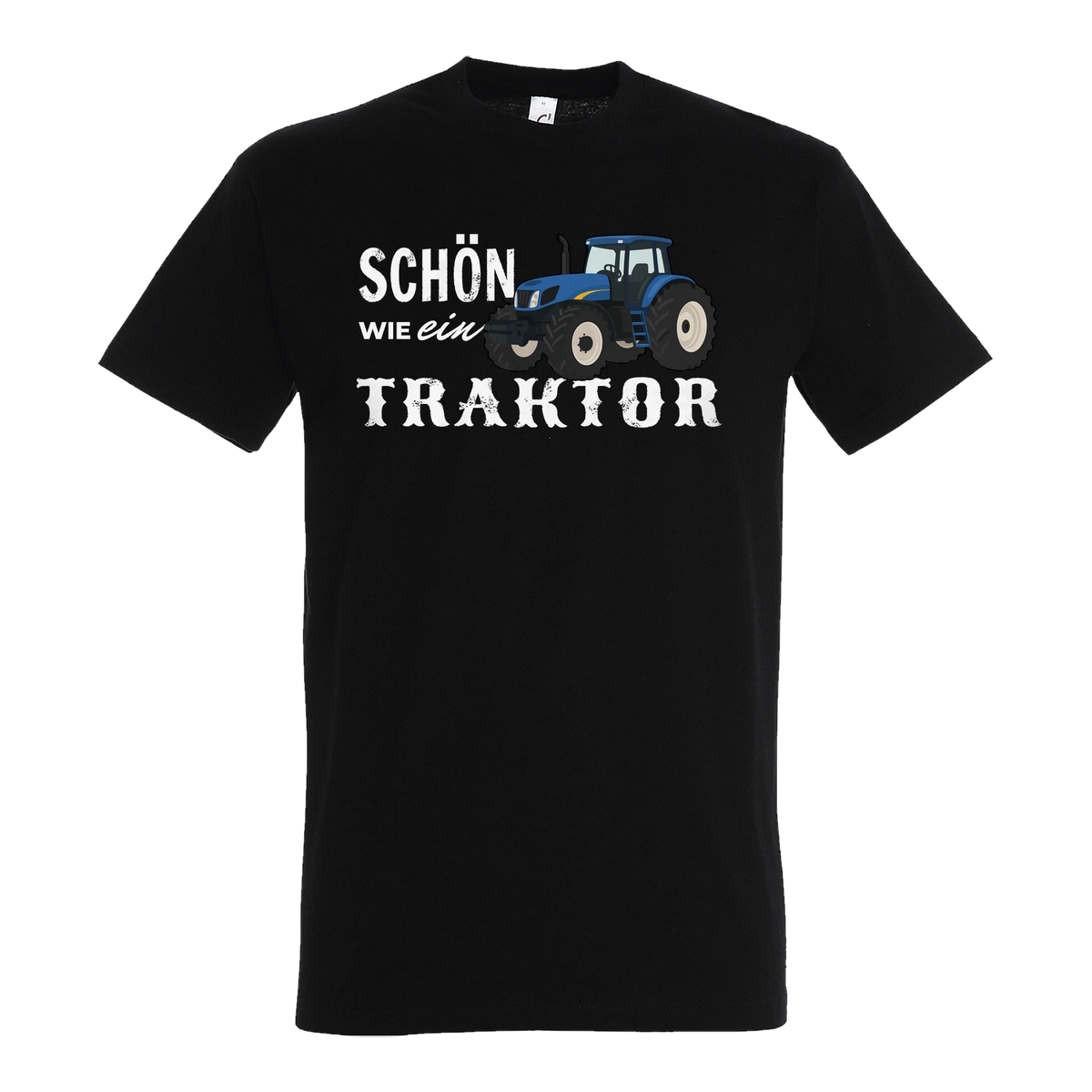 Traktor T-Shirt Herren Schön wie ein Traktor New Holland Schwarz