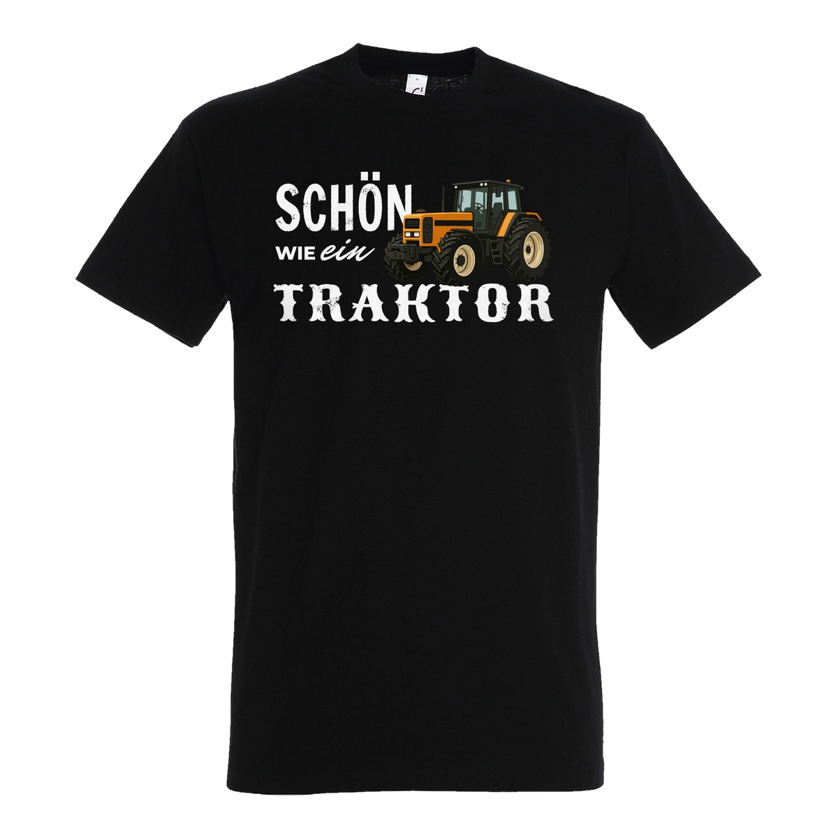 Traktor T-Shirt Herren Schön wie ein Traktor Renault Schwarz