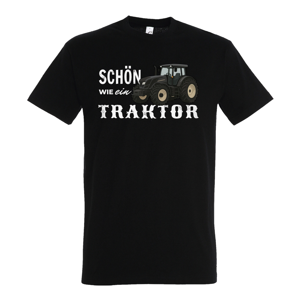 Traktor T-Shirt Herren Schön wie ein Traktor Valtra Schwarz