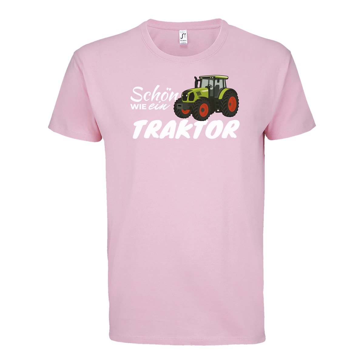 Traktor T-Shirt Damen Schön wie ein Traktor Claas Rosa