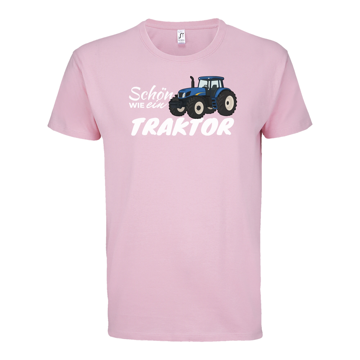 Traktor T-Shirt Damen Schön wie ein Traktor New Holland Rosa