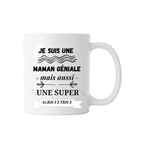 Mug "Maman géniale - Super Agricultrice" - COQ AGRI