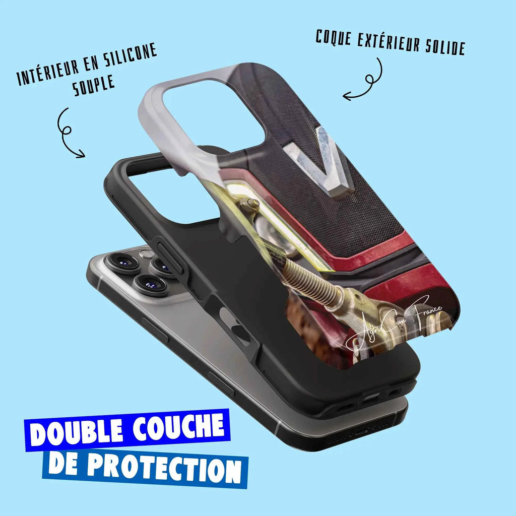 Coque Premium - Tracteur Valtra Rouge