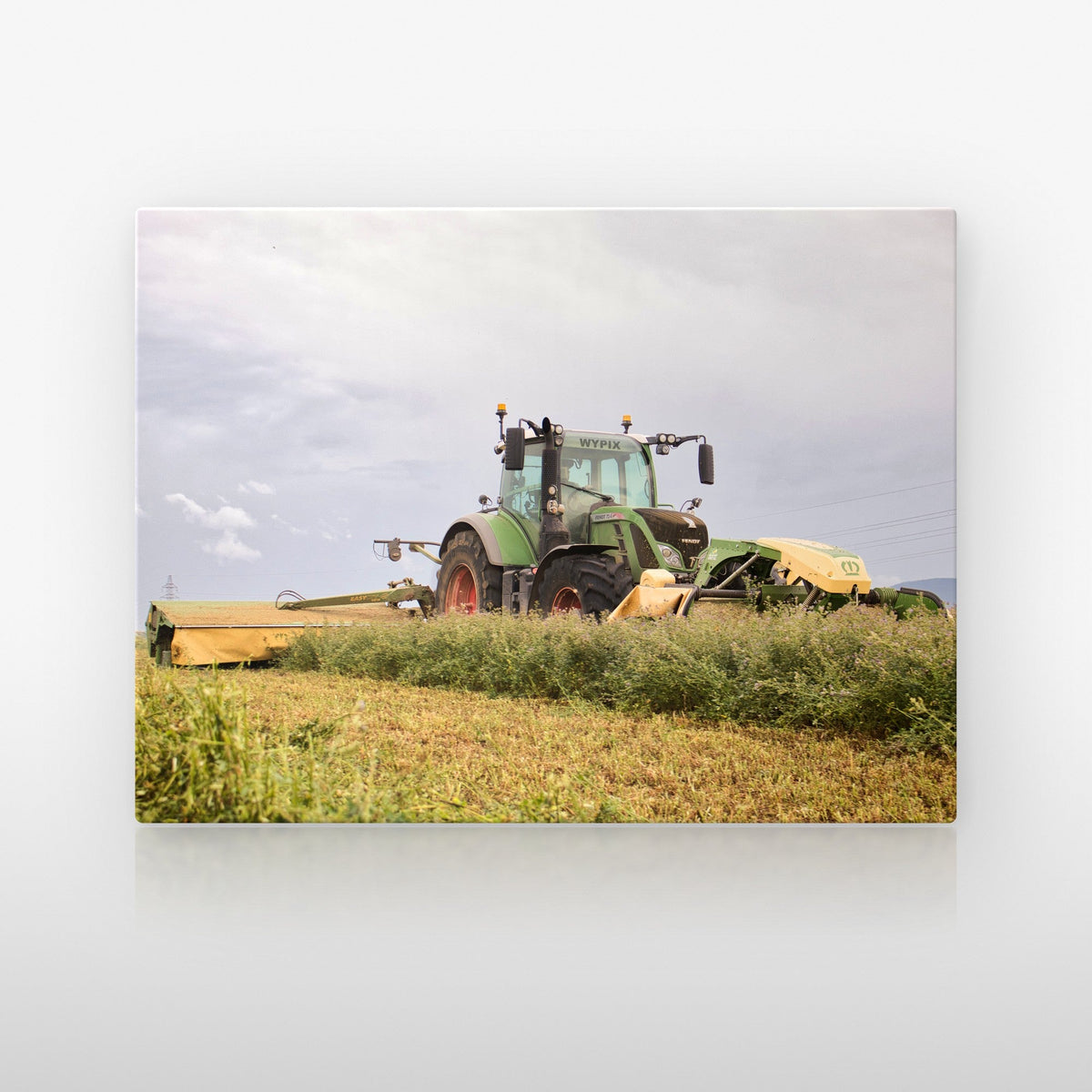 Poster métallique Wypix — plaque sur fond neutre
