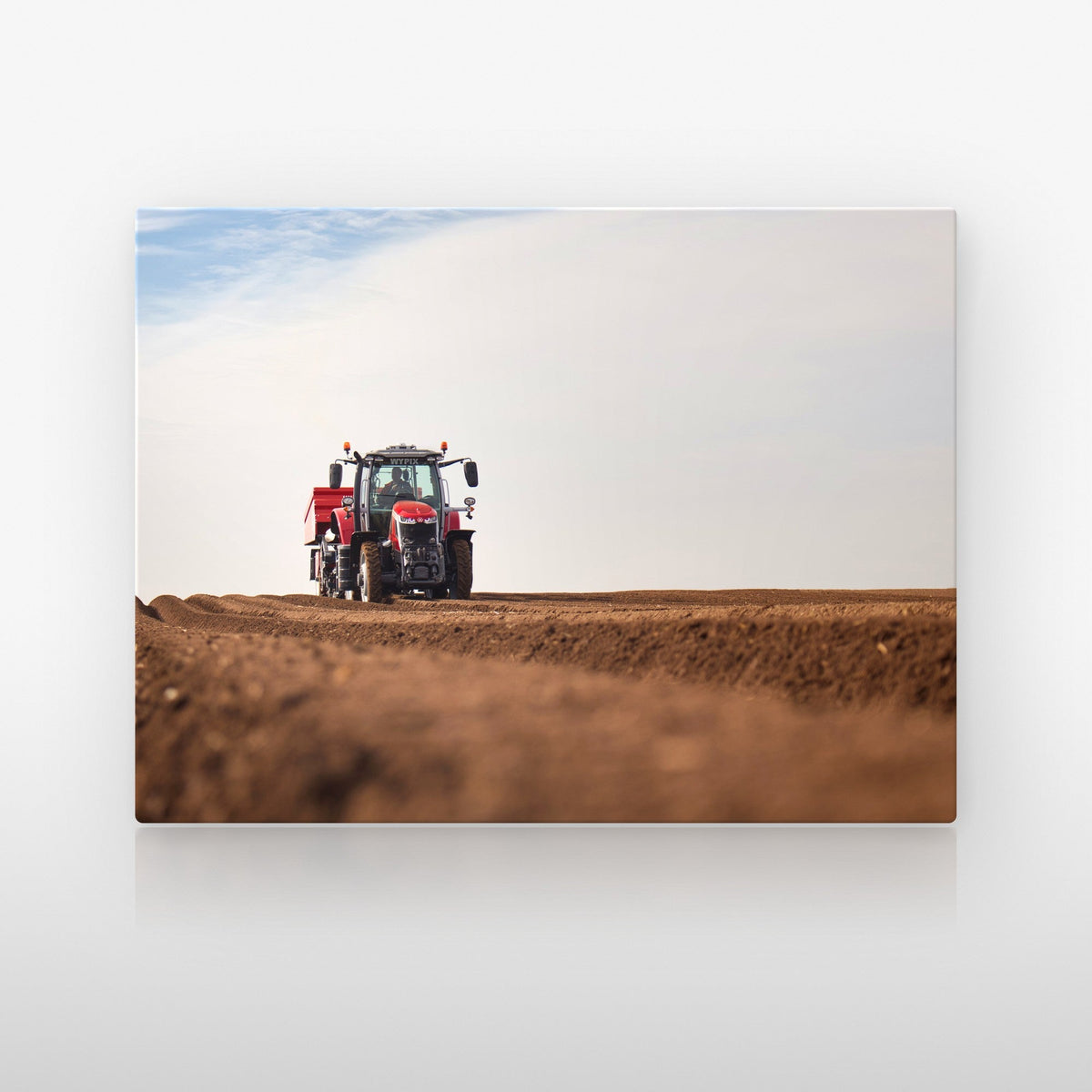 Poster métallique Wypix — plaque sur fond neutre