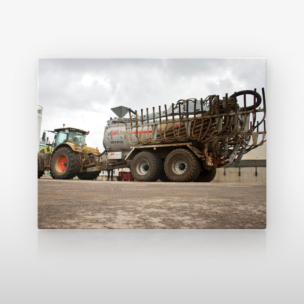 Poster métallique Wypix — plaque sur fond neutre