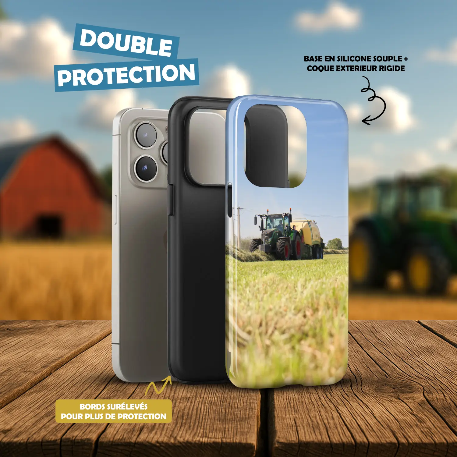 Coque Premium - Tracteur Fendt & Krone