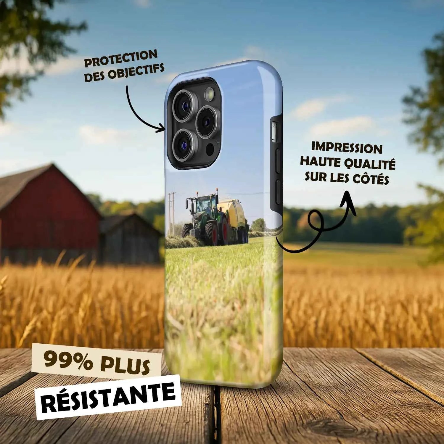 Coque Premium - Tracteur Fendt & Krone